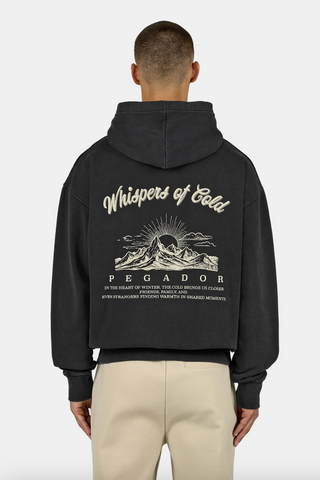 Pegador Gubbio Oversized Sweat Jacket Vintage Black