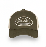 Von Dutch Trucker Cap Boston Olive/Beige
