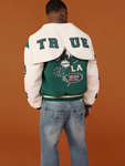 True Religion Retro Wool Varsity Jacket Green