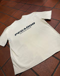 Pegador Colne Logo Oversized Tee Washed Dust Cream