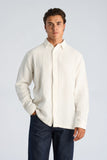 Lindbergh Musselin Hemd Off White