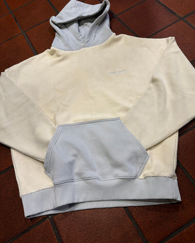 Pegador Keros Boxy Hoodie Washed Coast Sand Clear Grey