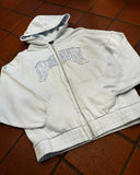 Pegador Avon Boxy Sweat Jacket Washed Baby Blue