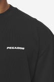 Pegador Logo Oversized Tee Washed Black White Gum