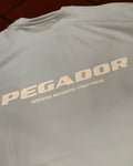 Pegador Colne Logo Oversized Tee Washed Baby Blue White