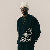 BLKVIS Queue Knitted Sweater black