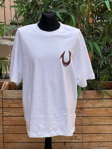 True Religion Painted HS T-Shirt white