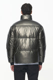 Pegador Solin Glossy Puffer Jacket Dark Chrome