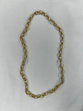 Edelstahl Kette Basic Drill 3 Parts Muster Gold