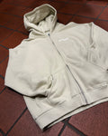 Low Lights Studios Light Basic Zip-Hoodie Pistachio