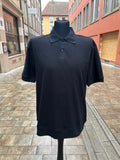 Lindbergh Oversized Jacquard Polo-Shirt black