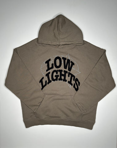 Low Lights Studios World Race Hoodie Washed Grey