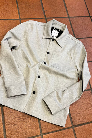 Lindbergh Overshirt Light Grey Mix