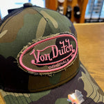 Von Dutch Trucker Cap Kalmar Cot Twill Camo/Pink