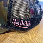 Von Dutch Trucker Cap Kalmar Cot Twill Camo/Pink