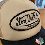 Von Dutch Trucker Cap Tampa Foam Cream/Black