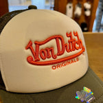 Von Dutch Trucker Cap Atlanta Foam Grey/Orange