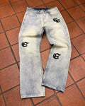 Eightyfive Jeans Leather Patch Sand Storm