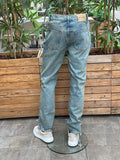 2Y Orio Basic Slim fit Jeans Sand Blue
