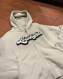 Low Lights Studios Trendy Zip-Hoodie light grey