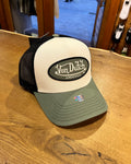 Von Dutch Trucker Cap Boston Cot Twill White/Khaki