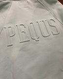 Pequs Debossed Logo Hoodie Aqua