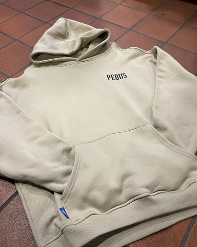 Pequs Chest Logo Hoodie Mocha