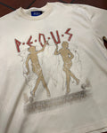 Pequs Acient Love Story T-Shirt Cream