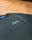 Pequs A Paradise Beach Club Back Logo T-Shirt Black