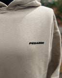 Pegador Logo Oversized Hoodie Washed Dust Cream Gum