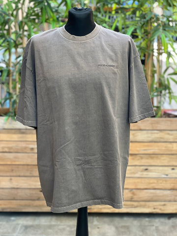 Pegador Logo Oversized Tee Vintage Dust Brown