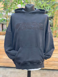 Pegador Drew Terry Boxy Hoodie Vintage Black