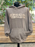 Pegador Drew Terry Boxy Hoodie Vintage Dust Brown
