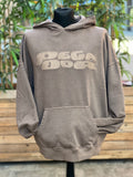 Pegador Drew Terry Boxy Hoodie Vintage Dust Brown