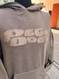 Pegador Drew Terry Boxy Hoodie Vintage Dust Brown