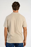 Lindbergh Open Polo-Shirt Stone