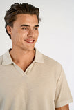 Lindbergh Open Polo-Shirt Stone