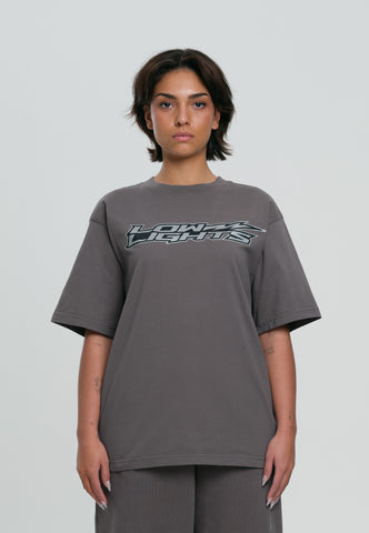 Low Lights Studios Lightning T-Shirt Washed Grey