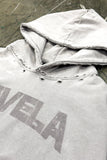 Favela Puff Distressed Hoodie Dove