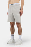 Pegador Troy Plissee Shorts Pure Grey