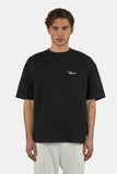 Pegador Signar Oversized Rib Tee Washed Black White