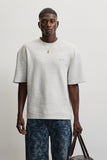 Pegador Signar Oversized Waffle Tee Cloud Grey Melange