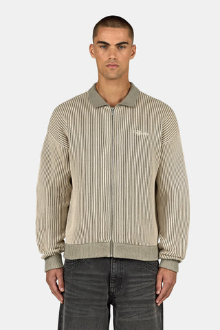 Pegador Haflong Knit Zip Jacket flint grey