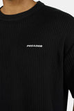 Pegador Ston Structured Knit Tee Black