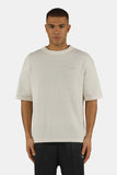 Pegador Ston Structured Knit Tee Warm White