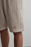 Pegador Kenmare Pinstripe Shorts Cream