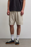 Pegador Kenmare Pinstripe Shorts Cream