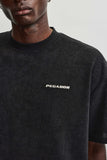 Pegador Lagos Oversized Soft Rib Tee Washed Black