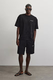 Pegador Lagos Oversized Soft Rib Tee Washed Black