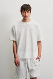 Pegador Lagos Oversized Soft Rib Tee Washed Warm White
